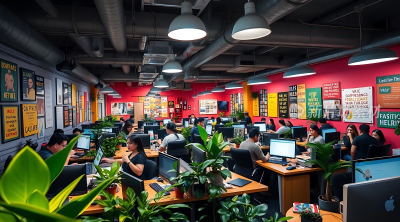 创意办公室活力与灵感汇聚之地