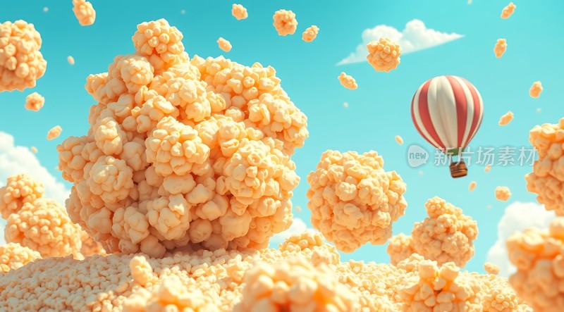 棉花糖云海热气球之旅