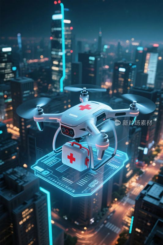 未来城市医疗无人机配送