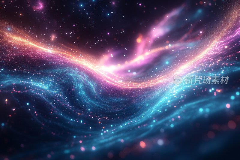 梦幻绚丽的宇宙星空景象