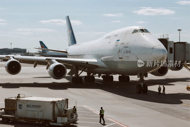 机场大型客机停靠图