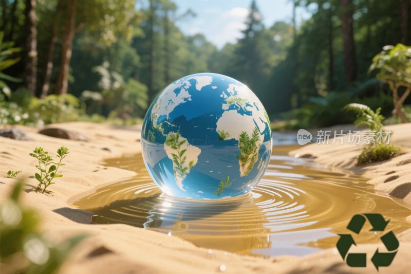 地球环保自然元素