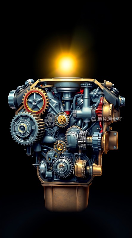 机械之心齿轮与引擎的结合