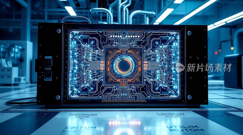 科技感未来电子设备展示