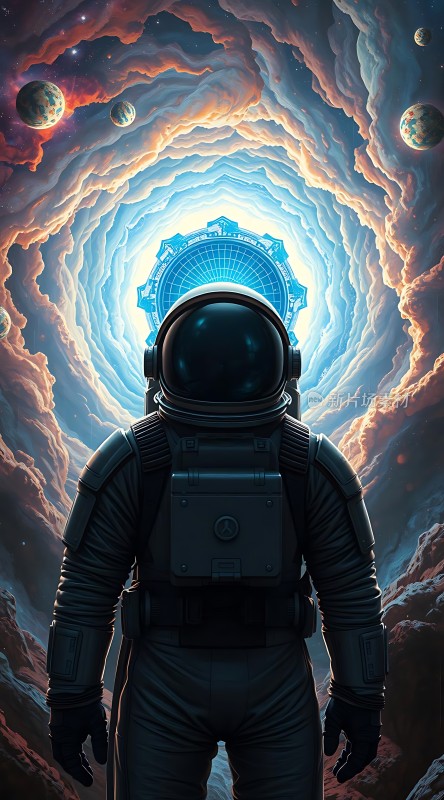 宇航员探索未知宇宙之旅