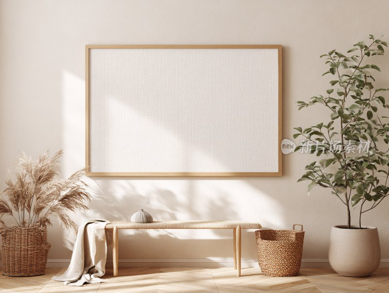 室内简约装饰画布置场景