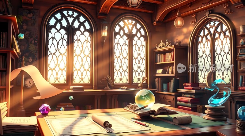 神秘书房探索未知世界