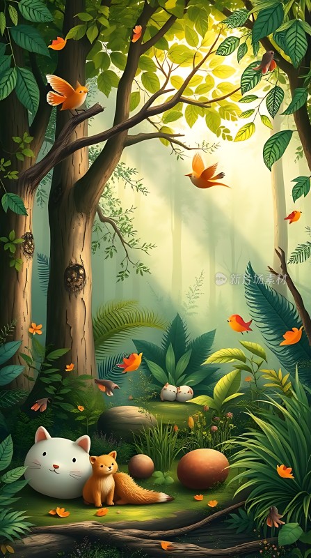 森林里的友谊时光