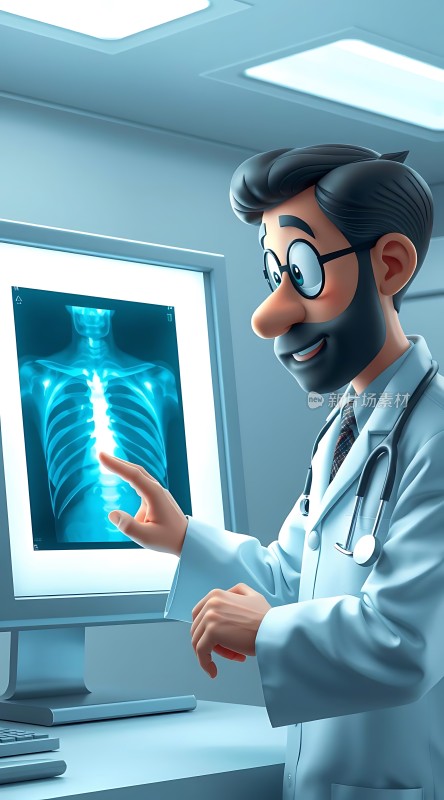 医生解读X光片揭示人体奥秘