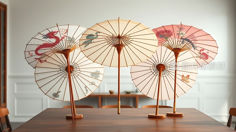 古风油纸伞艺术展示