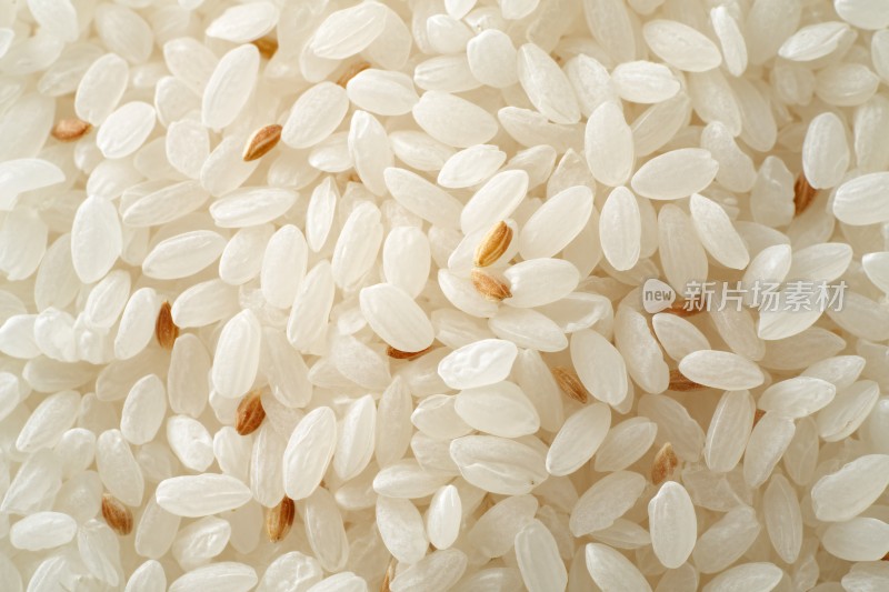 饱满晶莹的白米粒