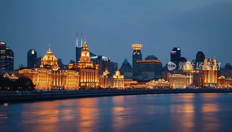 外滩夜色招商局