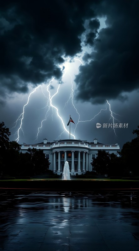 白宫闪电风暴