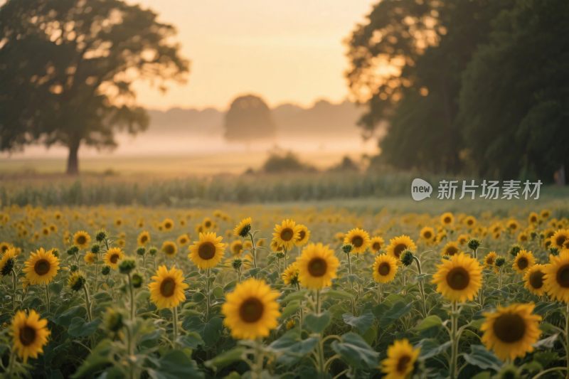 向日葵花田风景