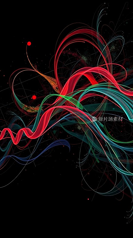 色彩交织的艺术世界