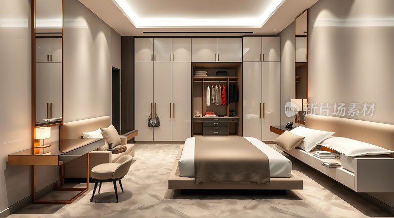 现代卧室设计简约风格温馨舒适