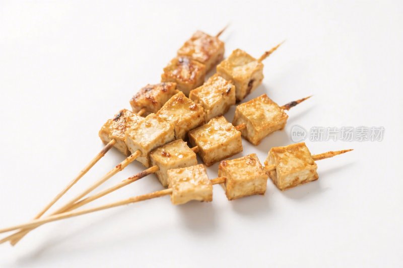 豆腐串美食图