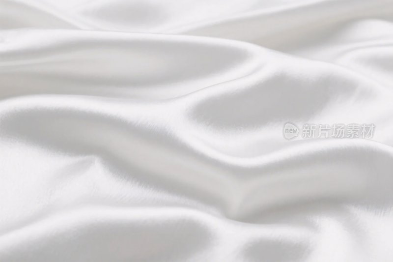 白色丝绸质感布料