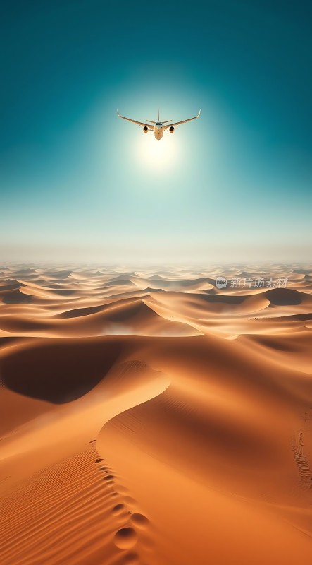 阳光下的沙漠之旅