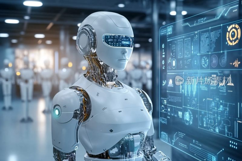科技感十足的机器人形象