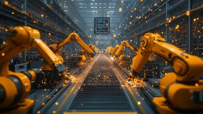 智能工厂机器人生产线高效运作 智能工厂机器人生产线高效运作