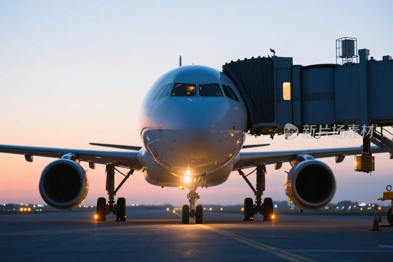 机场客机停靠