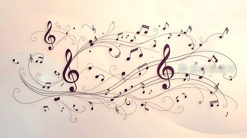 旋律之舞音符与符号的艺术交响曲