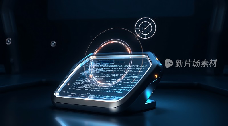 未来科技感平板电脑展示