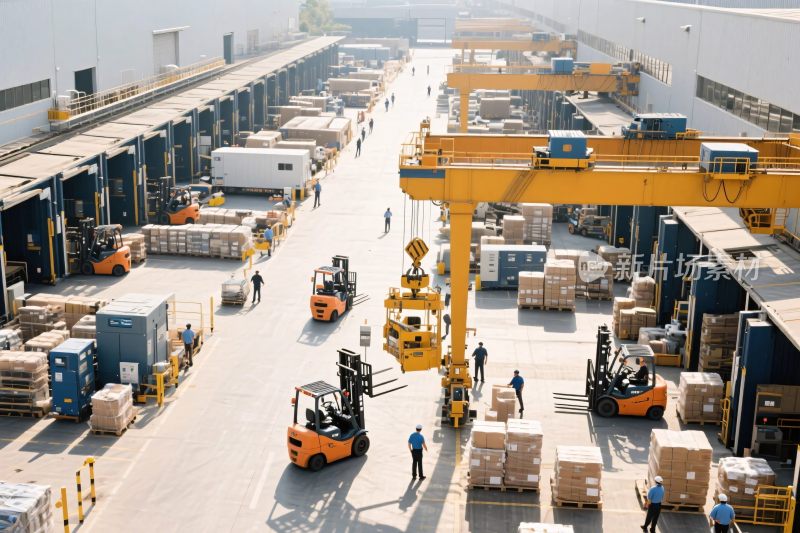 大型仓库物流场景