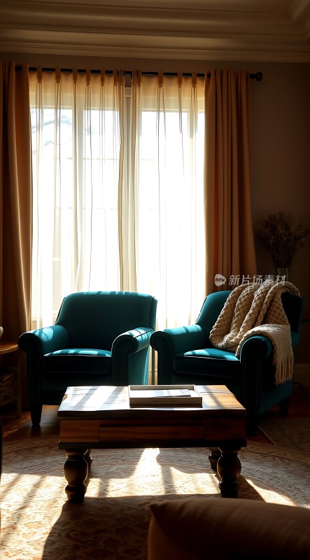 阳光午后绿意盎然温馨小憩时光