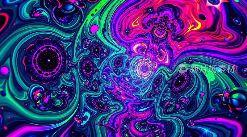 迷幻色彩漩涡世界