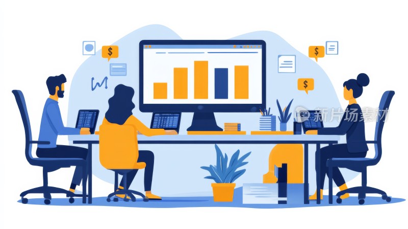 数据驱动图表效率提升，职场团队协作