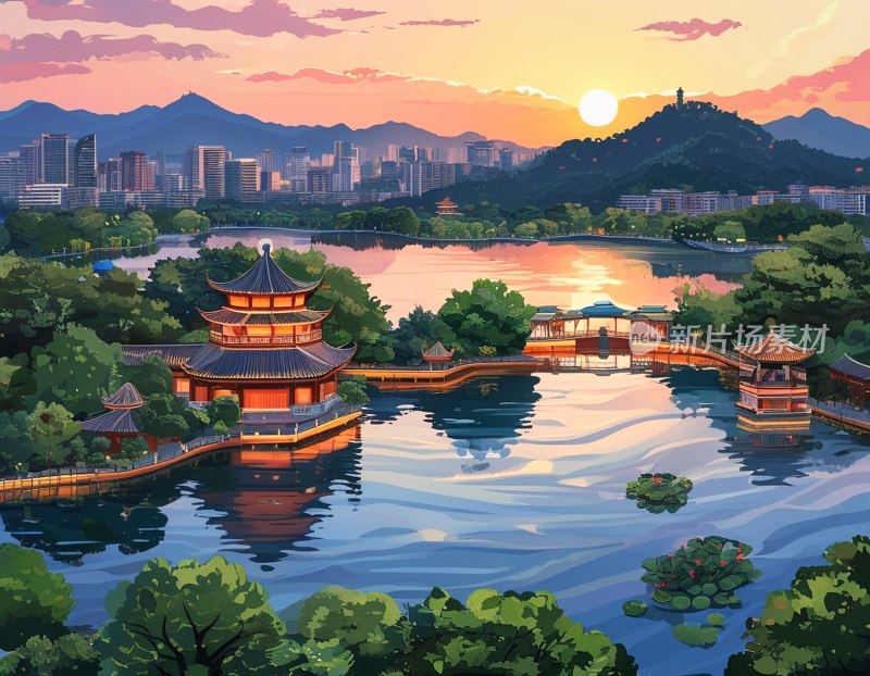 惠州西湖美景