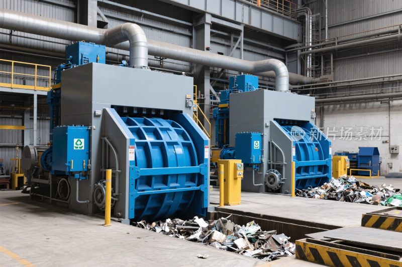 工业垃圾压缩设备场景
