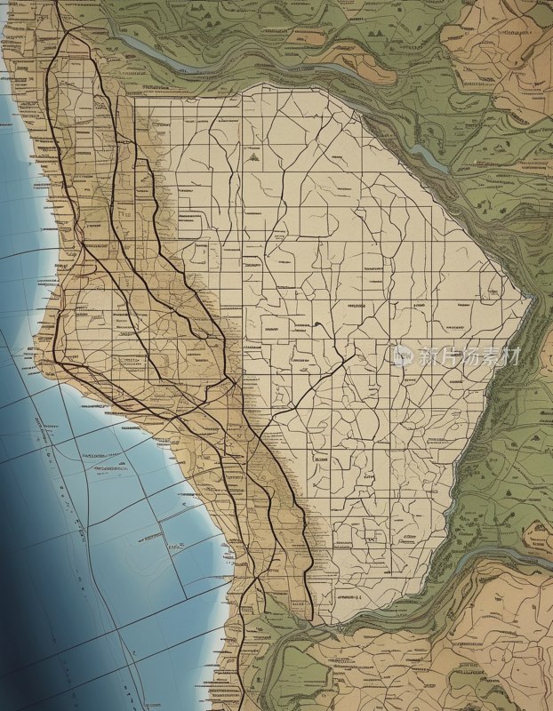 明尼苏达州轮廓图