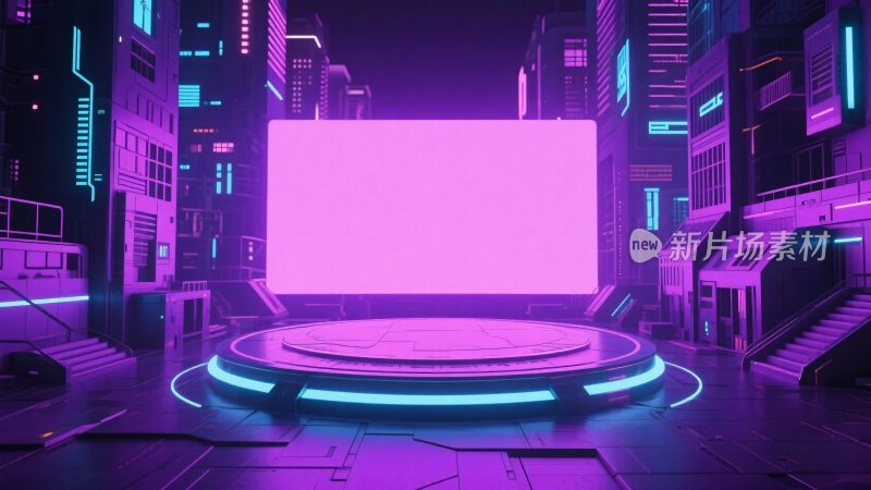 霓虹科技舞台场景