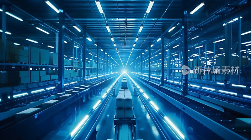 未来科技仓库智能物流中心