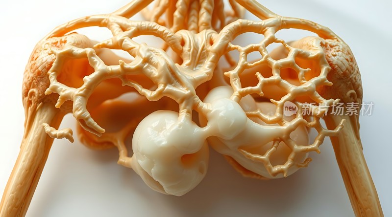 人体肺部与支气管解剖结构图