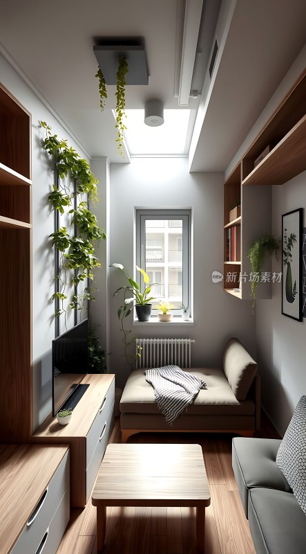 现代简约小窝绿意盎然温馨舒适