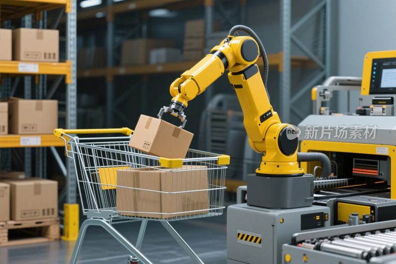 工业机器人仓库作业