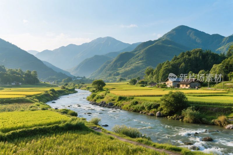山水田园风景摄影