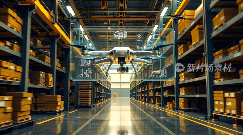 智能仓储物流系统无人机高效作业