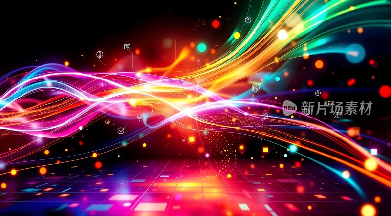 五彩斑斓的光影世界