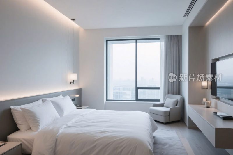 现代简约酒店客房