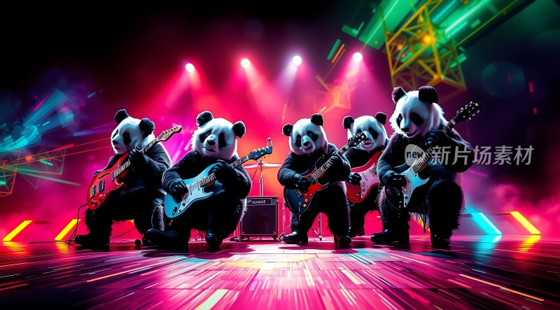 熊猫乐队摇滚现场
