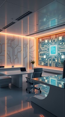 科技感办公室未来主义设计风格 科技感办公室未来主义设计风格