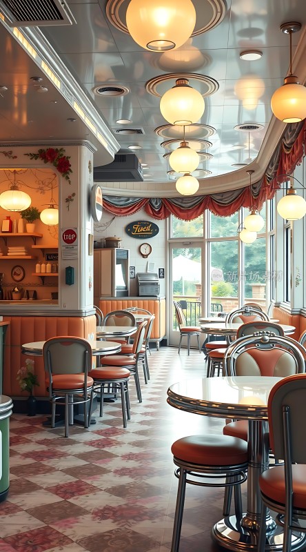 复古餐厅温馨氛围