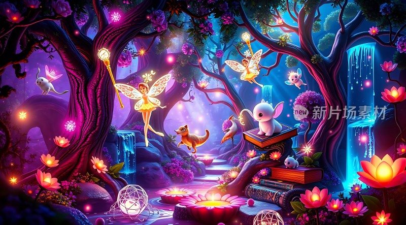 精灵森林夜光派对