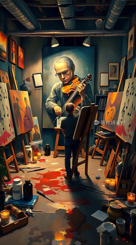 艺术家的创作世界