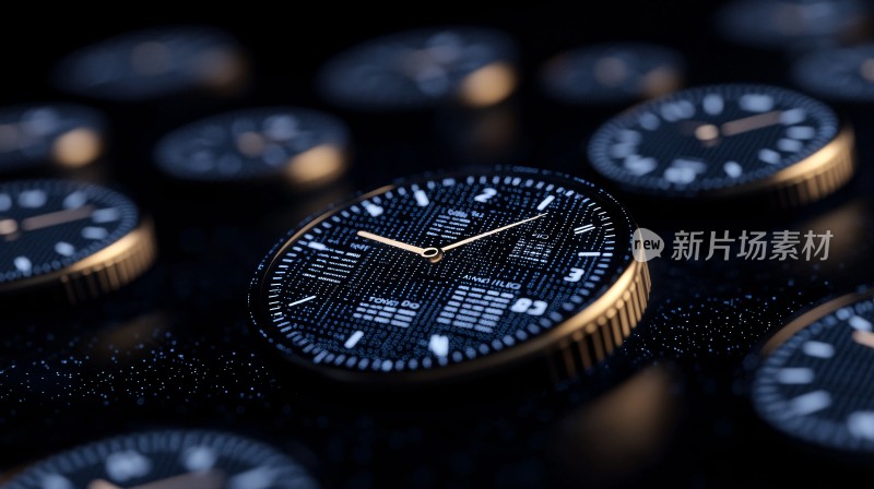 精致手表特写画面